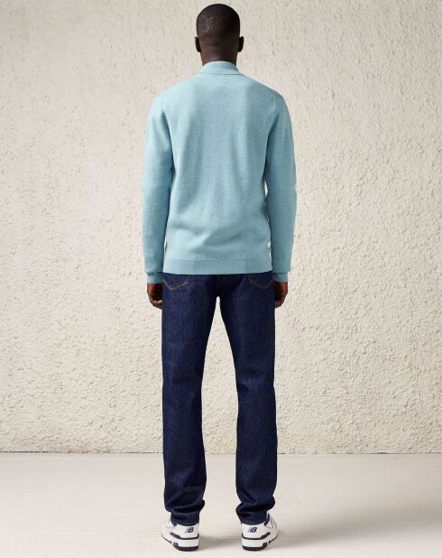 Jean ample en Toile de coton organique Porter bleu foncé